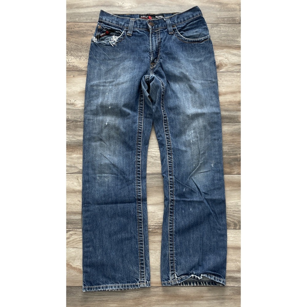 Ariat FR M4 Relaxed Boot Cut Jeans Mens 29x32 Blue Flame Resistant Work Pants